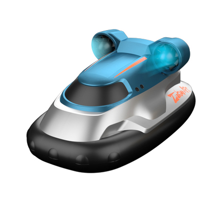 2.4G Mini remote control hovercraft-Blue - 副本